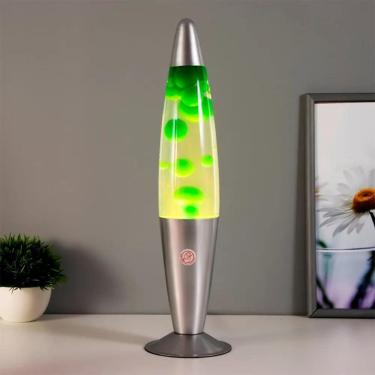 Imagem de 2X Luminária De Mesa Abajur Decorativo Lava Lamp Retrô Cúpul