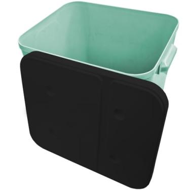 Imagem de Container Canister Tampa Black 15Kg Porta Ração Cachorro Gato Plástico Tampa Protege Furacão Pet(Verde)