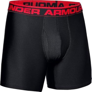 Imagem de Cueca boxerjock masculina Under Armour Original Series 15 cm, Stealth Gray, Small