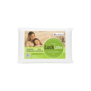 Imagem de Travesseiro Luck T-Látex Anatômico 60x40x12cm  Conforto E Suporte - Lu