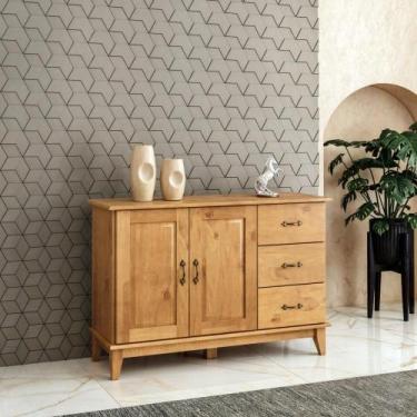 Imagem de Balcão Para Cozinha 120cm Madeira Maciça Bella Carvalho - MPO, Carvalh