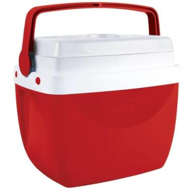 Imagem de Caixa Térmica Vermelha 12 Litros - 25108212 - Mor Caixa Termica 12l Vermelho Mor 25108212