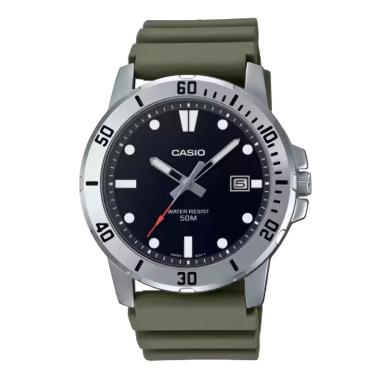 Imagem de Relógio Masculino Casio Verde-musgo MTP-VD01-3EVUDF
