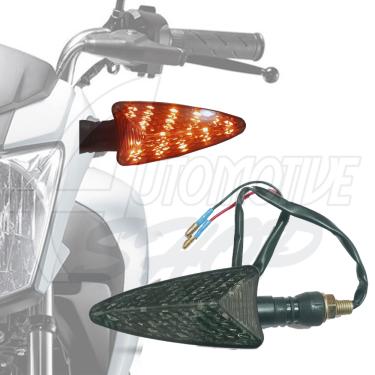 Imagem de Pisca Seta Led Fume Moto Esportivo A prova Dagua Univer Par