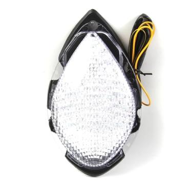 Imagem de Lanterna traseira de LED transparente Arashi para Yamaha Road Star20 04-2008, luz traseira de freio de seta, acessórios de substituição integrados para motocicleta