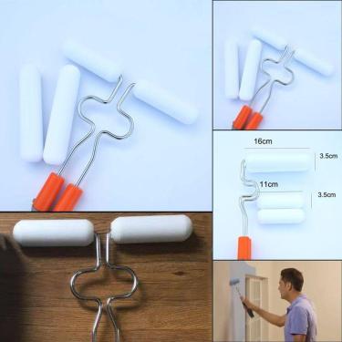 Imagem de Rolo De Pintura Duplo Pintar Parede Inteligente Sem Sujeira Casa Criativa