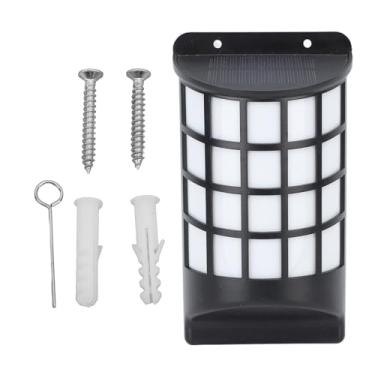 Imagem de FTVOGUE Luz de Parede de Chama Solar LED LED para Iluminação Externa Ambiente Pátio Pátio à Prova D'água Lanterna de Parede de de Jardim à Prova D'água
