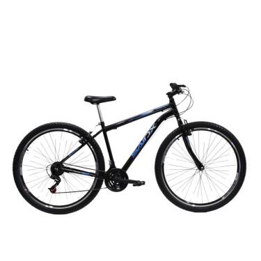 Imagem de Bicicleta Aro 29 Quadro Aço 21 Vel Freios V Brake Saidx Premium Preto Azul