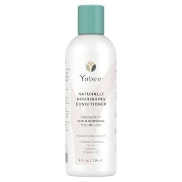 Imagem de Yobee Condicionador Capilar Naturalmente Nutritivo - Alívio Da Caspa E Couro Cabeludo Seco Com Coceira. Hidratante Extratos Probióticos, Mel, Cúrcuma, Vitamina B12, Óleo De Coco Abacate. Adultos Cri