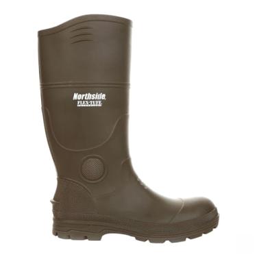 Imagem de Northside FLEX-TUFF Walcot Soft Toe Waterproof Chore Boot- All-Day Comfort Cushioned Insole, Traction Outsole with Heel Kick, 14