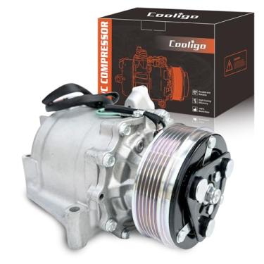 Imagem de Compressor de ar condicionado AC com embreagem compatível com Honda Civic 2012-2015 1.8L e Acura ILX 2013-2015, substitui 38810R1AA01