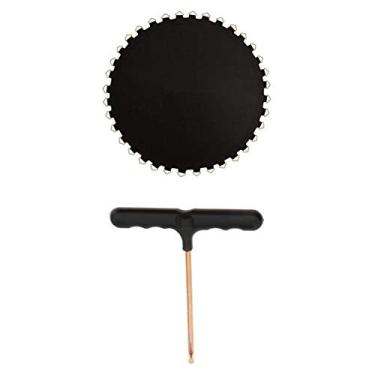 Imagem de Substituição de tapete de trampolim de jardim com costura resistente para melhor - almofada de salto UV para trampolins de 1,8 m a 36 m - para crianças e adultos - preto, fivela de 3,7 m - 72