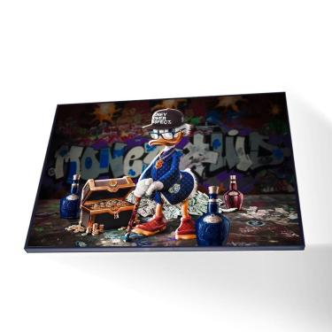 Imagem de Quadro Tio Patinhas Vinil Sem Vidro Tamanho/moldura 60x40 Caixa Cor Preta