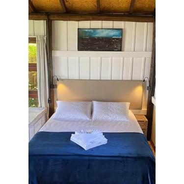 Imagem de Cabeceira Estofada Queen 1 Bloco Não é Segredo Linho Palha 160x60