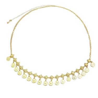 Imagem de Cinto de corrente de cintura feminino feminino, cintos de corrente dourada, cintos de corrente ajustáveis, cintos plus size para mulheres, cintos ajustáveis para vestidos de jeans