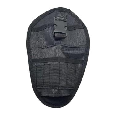 Imagem de Gralara Bolsa organizadora de ferramentas mini para cinto, ao desgaste, removível, para ferramentas de eletricista, ideal para de trabalho, Preto