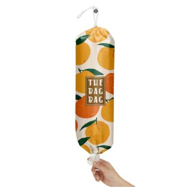 Imagem de IHopes+ Organizador de saco de plástico, dispensador reutilizável de saco de plástico estilo country de mercearia, para decoração de cozinha doméstica, viagem, acampamento, use 1 pacote, padrão