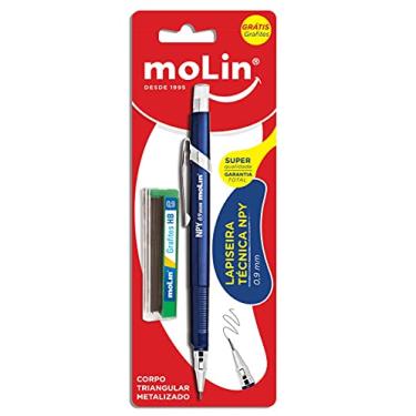 Imagem de Lapiseira Técnica NPY 0,9 - Bt. c/ 1 + 1 Tubo de Grafites, Molin
