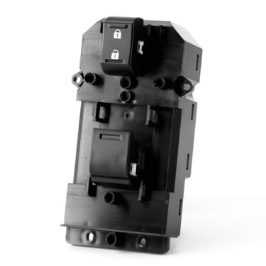 Imagem de Interruptor de janela elétrica do lado do passageiro para 2008 2009 2010 2011 2012 Hond Accord, conjunto de botão de controle do interruptor de fechadura da porta dianteira direita 35760TA0A01 1S13128