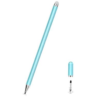 Imagem de Caneta Stylus para Samsung Galaxy Tab A9Plus/A9/A8 Plus/A8/A7, compatível com iPad iOS/Android 15/14, todos os dispositivos sensíveis ao toque, caneta S de alta sensibilidade universal (azul)
