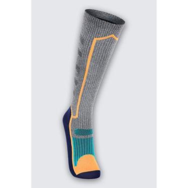 Imagem de Meia Cano Extra Longo Lupo 15250-001 Unissex Sport Detalhes Refletivos