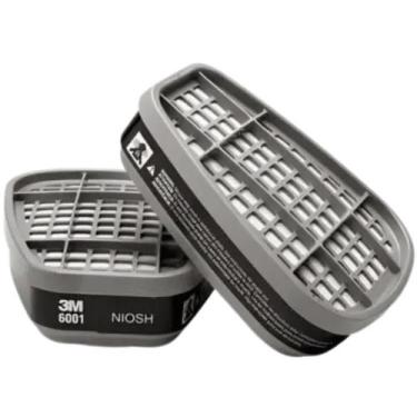 Imagem de Cartucho Químico Vapores Orgânicos GA 6001 o Par 3M