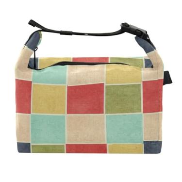 Imagem de STAYTOP Lancheira colorida com fivela de alça, lancheira isolada para meninos e meninas, lancheira térmica para trabalho escolar