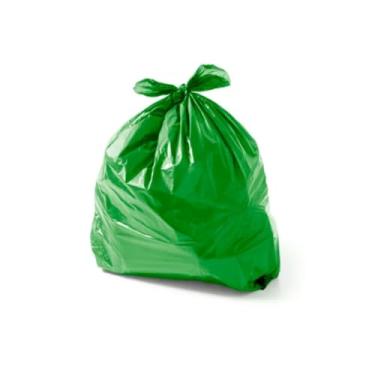 Imagem de Sacos de Lixo Verde 100 Litros 0.12 Micras - 100 Unidades Leves e Práticas para Uso Diário Doméstico e Comercial (100 UNIDADES)
