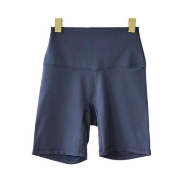 Imagem de Shorts De Yoga Femininos De Cintura Alta, Ajuste Slim, Levanta O Bumbu