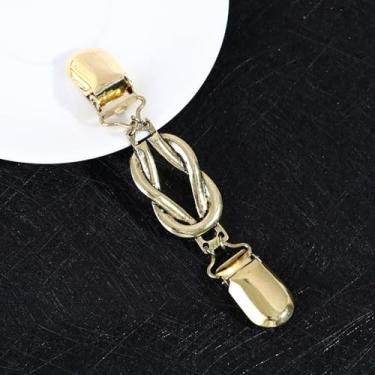 Imagem de Suéter cardigã clipe de boca de pato suéter broche de alfinete de decoração de roupas joias, Medium, Metal, Sem Pedra Preciosa