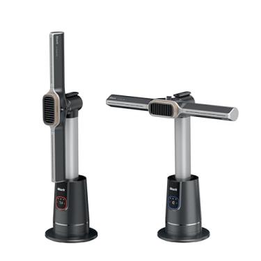 Imagem de Shark TurboBlade Cool Heat Ventilador e aquecedor de torre sem pás ultra personalizável, pivots, rotações, oscila até 180°, poderoso arrefecimento aquecimento rápido da sala, controlo