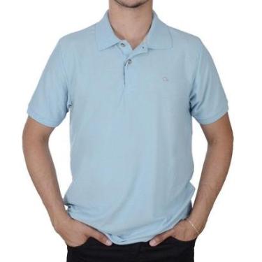 Imagem de Camisa Polo Masculina Ogochi Casual Azul Claro - 0016-Masculino