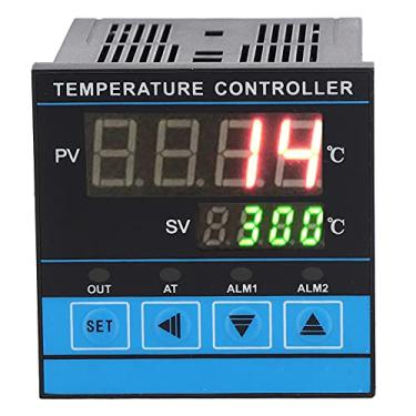 Imagem de Acouto Controlador de Temperatura PID Inteligente Com Display Digital, Saída SSR de relé, Entrada Versátil para Aplicações Industriais e Domésticas
