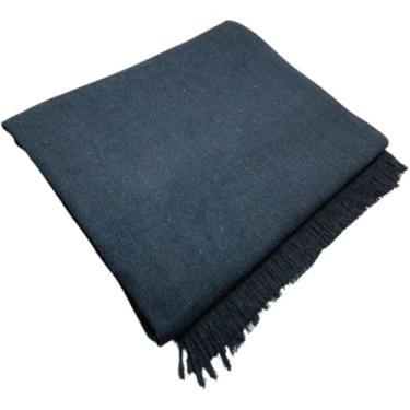 Imagem de Manta para Sofá Grande 3,00 x 1,80m em Algodão, Tipo Capa Decorativa Grossa King(Preto King)