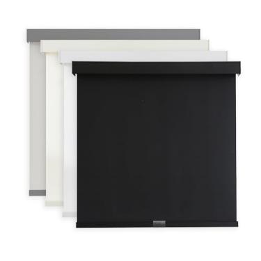 Imagem de AOSKY Persianas de rolo com filtragem de luz, persianas sem fio para janelas, 1% de abertura, cortinas de free-stop com sanefa, tecido com isolamento térmico, proteção UV, persianas de tecido natural