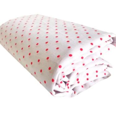 Imagem de Lençol Casal De Bolinha Sem Elástico Cobertor De Dormir Avulso - Comer