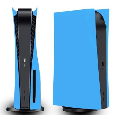 Imagem de IFEEHE Hard Replacement Faceplate for PS5 Console Disc Version Shell (Light Blue)