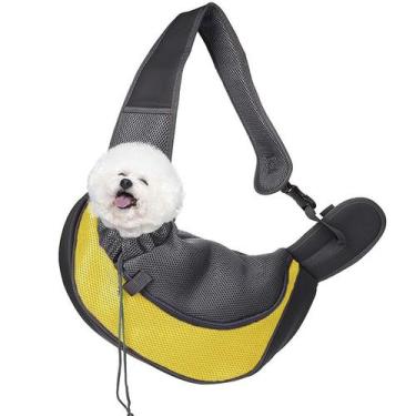Imagem de Bolsa Canguru Confortavel Seguro De Transporte Gato Cachorro Animal Mo