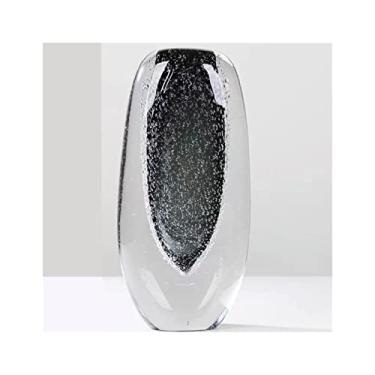 Imagem de Vasos de esmalte coloridos modernos simples e modernos, sala de modelo de luxo leve, decoração macia feita à mão, peças centrais de arranjo de flores para varanda de sala de estar (grande)