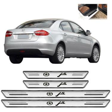 Imagem de Soleira De Porta Platinum Jac J5 2012 A 2016 4 Portas Prata