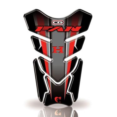 Imagem de Protetor De Tanque Honda Fan Todos Os Anos Relevo Preto