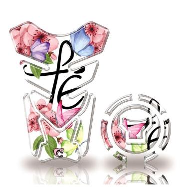 Imagem de Adesivo Protetor Tanque E Bocal Honda Acima 2018 Fé Rosa