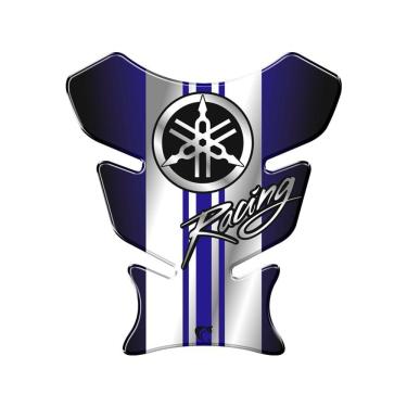 Imagem de Adesivo Protetor De Tanque Moto Yamaha Diapasão Racing Azul