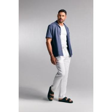 Imagem de Camisa Aramis Manga Curta Regular Malha Com Gola Marinho-Masculino