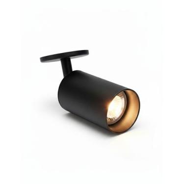 Imagem de Spot tubo sobrepor mr16 preto - DITAL ILUMINAO