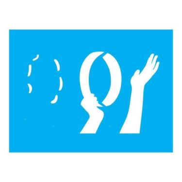 Imagem de Stencil Tamako Pandeiro - 15X20Cm - Ref A2143