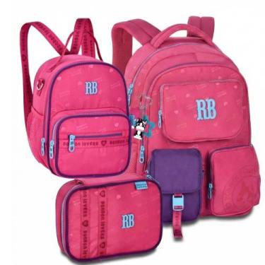 Imagem de Kit Escolar Rebecca Bonbon Mochila Estojo+Lancheira Térmica - Clio Sty