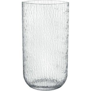 Imagem de VASO DECORATIVO ENFEITE CASA HOME&CO VIDRO 40x20x15cm TRANSPARENTE
