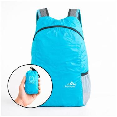 Imagem de Mochila Unissex Outdoor 13 Litros Dobrável com Costura Reforçada - Mek