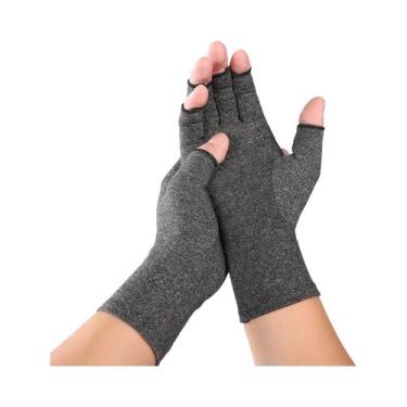 Imagem de Luvas De Compressão Para Artrite Em Algodão, Alívio Da Dor Nas Articul